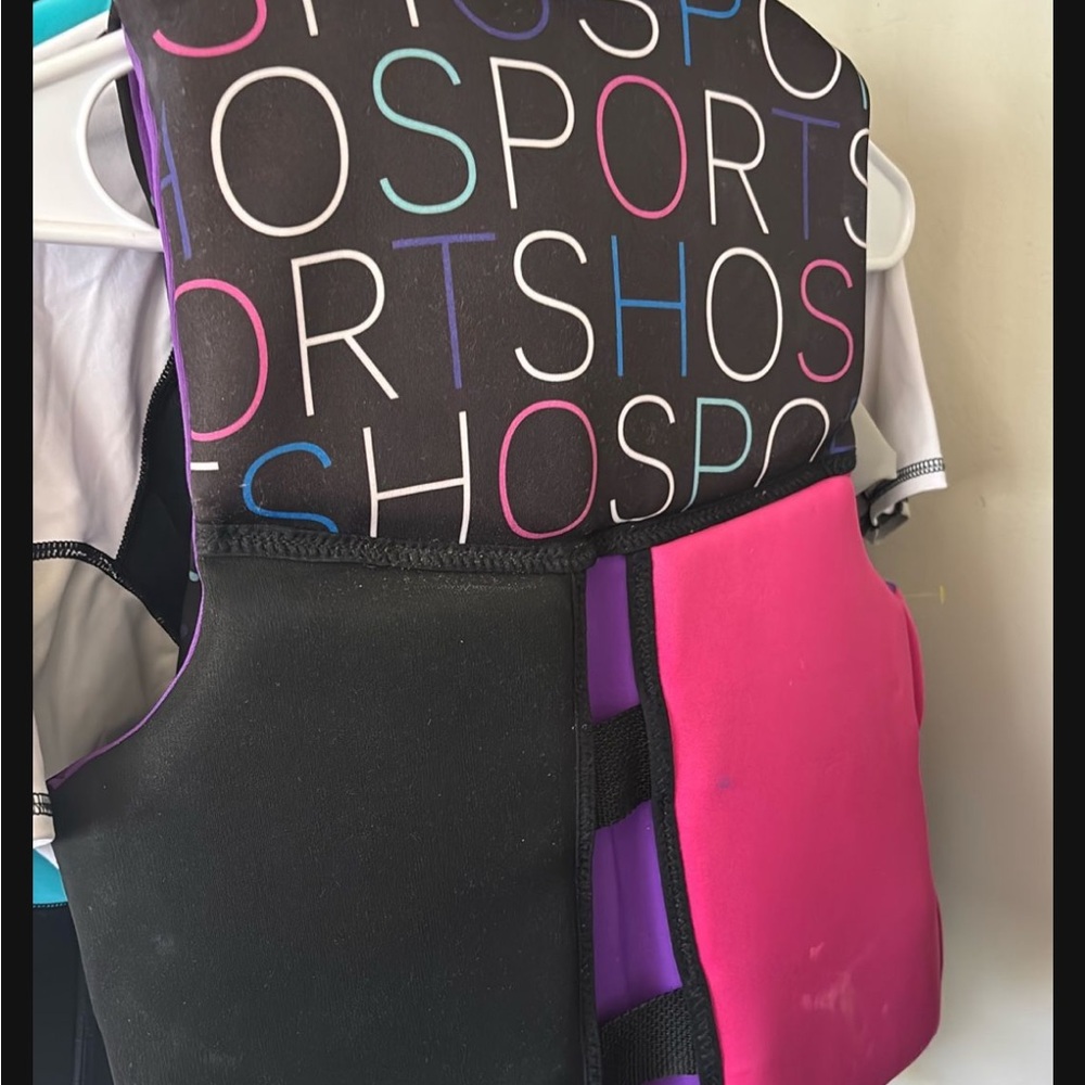 Stylish Pink and Black Women's Sports Bag